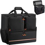 Computer Desktop Tower Large Carrying Case, PC Travel Case for Computer's Box for Moving, Portable Gaming Backpack for Keyboard, Mouse and Accessories, Bag Compatible with ATX/M-ATX mainframe chassis