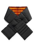 ORORO Heated Down Scarf for Women Men, Up to 14 Hours of Warmth, Electric Heated Scarf with Battery - Charger Not Included (Black)