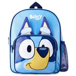 Bluey Backpack Toddler Children's Backpacks for Boys Girls (Blue 3D)