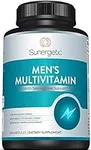 Sunergetic Premium Men’s Support Supplement – Powerful Multivitamin– Supports Energy, Stamina, Endurance & Stress Management – with Zinc, Ashwagandha, Maca, L-Carnitine & Vitamins – 120 Capsules