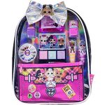 L.O.L Surprise! 10 Pcs Backpack Makeup Set for Kids | Makeup Kit Includes Lip Gloss, Nail Polish & More | Gifts for Ages 3 & above by Townley Girl