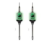 Combo: 2X Sirio Bull Trucker 5000 3/8 5000W CB & 10M Mobile Antenna with Shaft - Green LED!