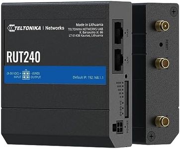 Getue Teltonika RUT240 4G /LTE & WiFi Cellular Router with Ethernet and I/O - USA/Can Except Verizon - RUT24001U000