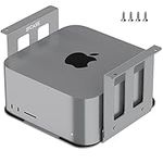 IFCASE Aluminum Under Desk Mount for Mac Studio M1 Max, Ultra with Anti-Scratch Pad (Silver)