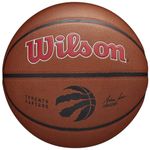 WILSON NBA Team Alliance Basketball - Toronto Raptors, Size 7-29.5", Brown