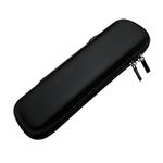 Hard Shell Pen Case, GLADFRESIT EVA Waterproof Pencil Case - Multifunctional Black Zipper Bag for Stylus, Executive Pens, Data Cables