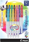 Pilot, FriXion Colors Erasable Marker Pens, Bold Point, Pack of 12, Assorted Colors