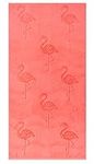 Beach Towel Printed, Quick Dry, Sand Resistant, for Pool, Beach, Gym, Camping, Travel-Pink Flamingos