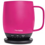 Temperature-Controlled, Self-Heating Coffee Mug (True Pink - 14 oz.)