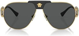 Versace VE 2252 Gold Black/Dark Grey 63/12/145 men Sunglasses