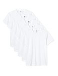 FRUIT OF THE LOOM Men's Valueweight Tee-5 Pack T-Shirt, White (White 0_White(White), XL (Pack of 5)