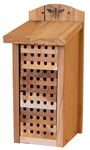 Woodlink 28551 Heavy Duty Cedar Mason Bee, Large Insect House, 14" H, Wood