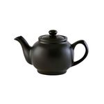 Price & Kensington Matt Black 2 Cup Teapot 450ml/16oz