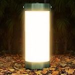 Glocusent Survival Camping Lantern, 106LED with 5 Brightness, Up to 1200LM, 3 Modes & SOS, Rechargeable for 80hrs, IP68 Waterproof, Small & Light, Emergency Light for Blackout, Hurricane, Hiking