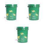 UGAOO Home Compost Bin for Home & Kitchen Waste, 20 Litre Bins - Set of 3