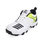 Feroc Blaster White Black Cricket Shoes (11)