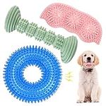 Dog Chew Toys for Puppy Teething, 3Pack 2-8 Months Puppies Teething Toys Soft & Durable Puppy Toys for Cleaning Teeth and Protects Oral Health Both Small Dogs & Medium Dog Suitable (3 Pack New)