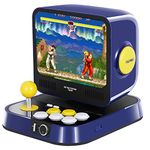 RETRO STATION Capcom Arcade Console with 8 Inch LCD Monitor, 1024 * 768 Resolution, Support HDMI Output to Large Screen, Pre-loaded with 5 Street Fighter Series Games and 5 Mega Man Series Games