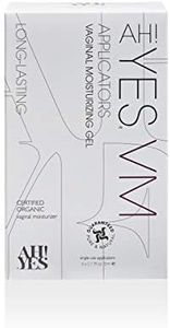 AH! YES® VM Water Based Vaginal Moisturizer | Long Lasting & Fast Acting for Vaginal Dryness & Irritation | pH Matched | Estrogen Free | Certified Organic & Natural (6 x 0.17 fl oz Applicators)