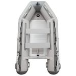 BEYOND MARINA 10.8ft Inflatable Boat - 5 Person Inflatable Dinghy Boat for Adults 15 Horsepower Heavy Duty Fishing Boat with Aluminum Oars, Floor Panels