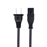 UL Listed 8ft AC Power Cord for Bose Wave Music System IV III,Soundtouch IV Music System Power Cord 2 Prong AC Cable Replacement