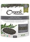 Organic Traditions Dark Chia Seeds - 454 Grams/ 16 Ounces