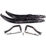 Ski-Doo New OEM Snowmobile Pilot DS-2 Ski Kit, Black, 860201487