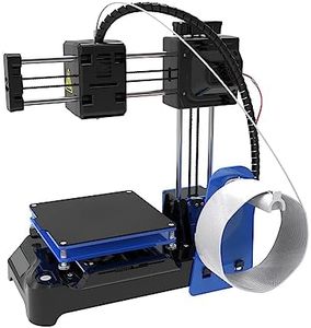FDM Mini 3D Printer for Beginners, Quiet High Accuracy Upgraded Extruder Technology 4x4x4in Printing Volume Small 3D Printer 100‑240V (AU Plug)