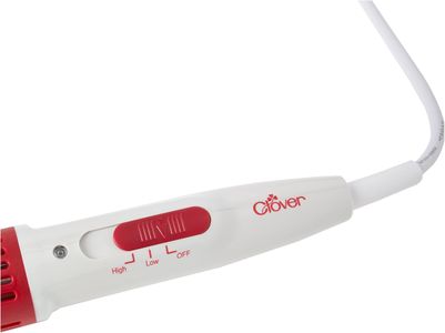 Clover Mini Iron – Compact Red Travel Iron for Quilting & Crafts
