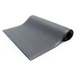 Bertech Anti Fatigue Vinyl Foam Floor Mat, 3' Wide x 5' Long x 5/8" Thick, Textured Pattern, Black, Bevelled on All Four Sides (Made in USA)