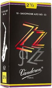 Vandoren SR4125 Alto Sax ZZ Reeds Strength 2.5; Box of 10