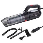 TOPWAY 2 in 1 Car Vacuum Cleaner Blower 12 V Black & Red