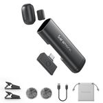 Saramonic Air SE Mini Mic Wireless for YouTube iPhone 17/16/15 iPad & Android, Wireless Microphones for Tiktok Podcast Vlogger Creators Recording, AI Noise Cancellation