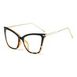 Karsaer Oversized Vintage Cat Eye Glasses Frame with Clear Lenses Eyewear for Women E1164