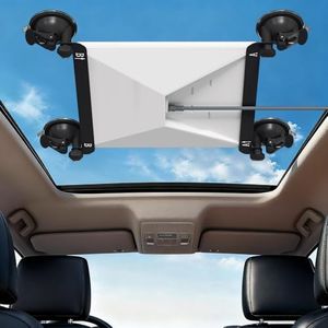 Shruy Starlink Mini Suction Cup Mount with 3 in 1 Car Charger, Secure Satellite Mounting Kit for Car Windows & Sunroofs, Rv, Boat, Truck Glass and Road Trips with 2 Replaceable Suction Cup ﻿