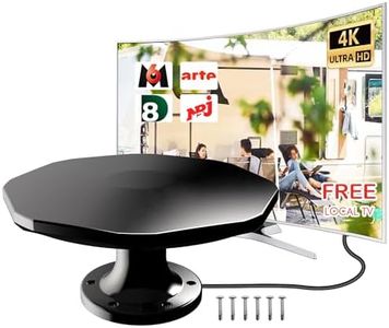 RV TV Antenna Outdoor Long Range 360° Omni-Directional Reception