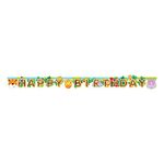 amscan 11012030 9901922 Friends Letter Banner, 1.7m x 13cm, 1 Pc, Jungle Party