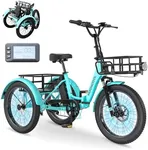 MOONCOOL Electric Tricycle Folding 