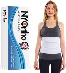 NYOrtho Abdominal Binder Lower Waist Support Belt - Compression Wrap for Men and Women MADE IN USA (60" - 75") 3 Panel - 9"