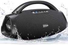W-KING 330W Peak Loudest Boom Box, IPX7 Waterproof Party Bluetooth Speaker with 7.5" Subwoofer, Massive Bass, Hi-Fi, Large Outdoor Wireless Speakers, EQ APP/Bass Boost/Fast Charge/24H/MIC&Guitar in/TF