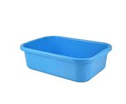 GHANU Unbreakable Multipurpose Plastic Big Rectangular Tray, 56.5X36.5X16.5 Cm Multipurpose Organizer Tray