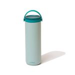 Willow - Portable Breastmilk Cooler - Keeps Breast Milk Cold for 24 Hours - Stainless Steel - Insulated - Reuseable - Breastfeeding Essentials - Storage Container w/Gel Ice Pack - Teal- 16oz