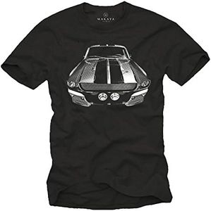 Camisetas con Coches Clasicos - Mustang Eleanor - Noir XL