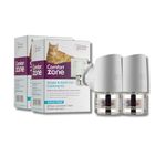 Comfort Zone Calming Pheromone Diffuser Starter Kit Twin Pack, for a Calm Single or Multi-Cat Home, (2 Diffuser kits, 2 refills)