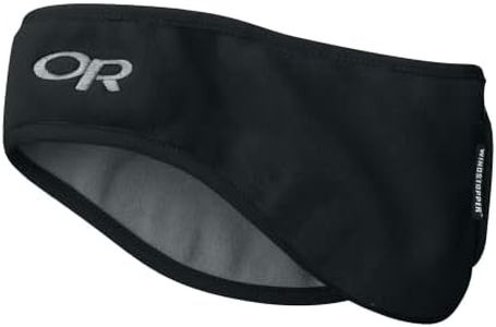 Outdoor Research Ear Band Hat, Black, Small