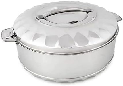 The House of Florence Stainless Steel Max Fresh Insualted Food Warmer, 8.5 Litre Capacity,Silver