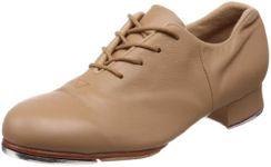 Bloch S0388L Ladies Tap-Flex Split Sole Tap Shoe, Tan, 10.5