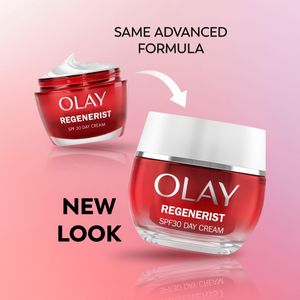 Olay Regenerist Day Face Cream SPF 30 – Anti-Wrinkle Moisturiser with Niacinamide & Peptides, 50ml
