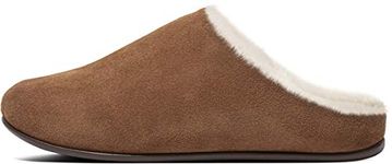 Fitflop Women's Chrissie Shearling Open Back Slippers, Brown (Tumbled Tan 645), 6 UK 39 EU