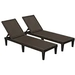 Devoko Outdoor Chaise Lounge Chair 